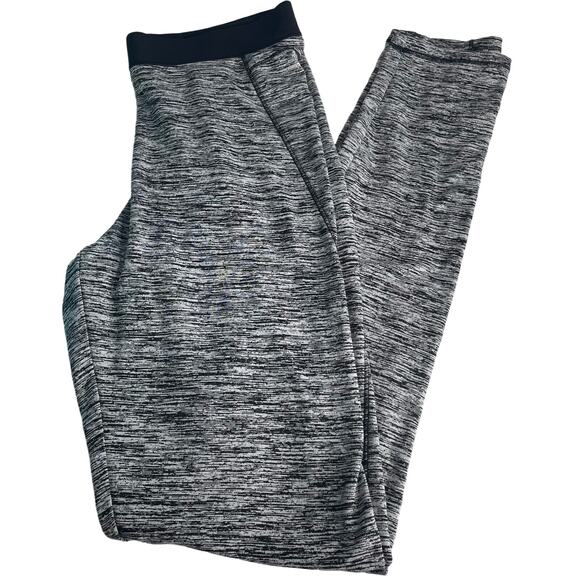 CLIMARITE CUDDLEDUDS Extra Small Black Grey Heather Leggings Pajama Bottoms - Picture 1 of 2